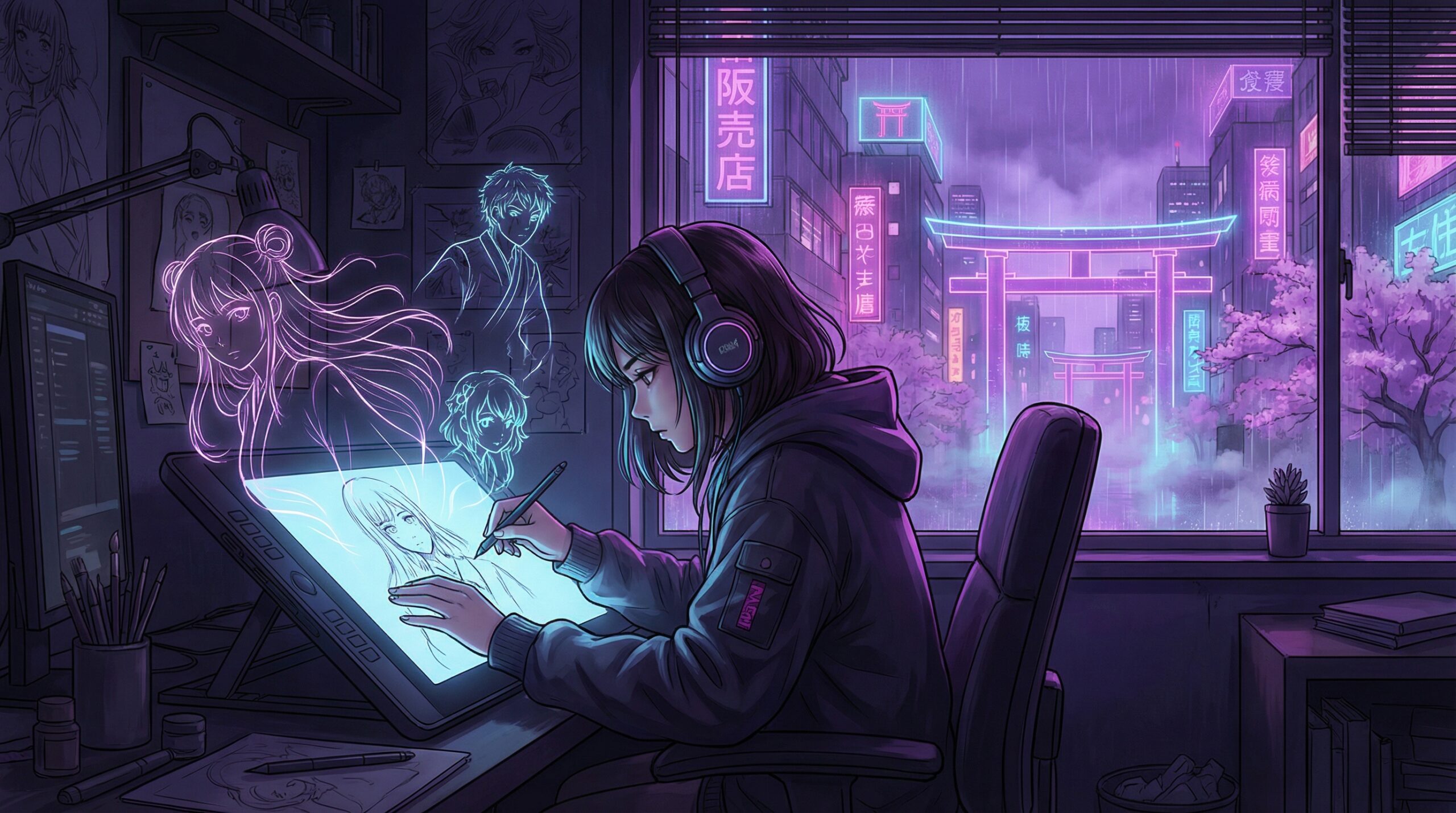 Ilustraciones originales y fan art de artistas manga